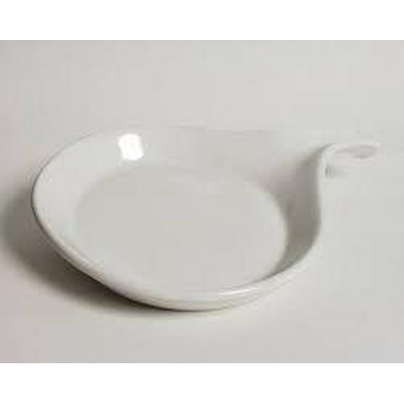 Tuxton BWP-114 18 Oz White Fry Pan Server 12/Box