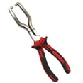 thumbnail image 1 of Fuel Line Pliers Steel Comfortable Rubber Handle Fuel Filter Quick Connector Removal Tool for Automobile Red and Black Handle, 1 of 12