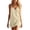 W10-Beige, variant on Glisme Womens Casual Dress V Neck Sleeveless Solid Color Tank Midi Versatile Dresses Simple Wear Black 2Xl