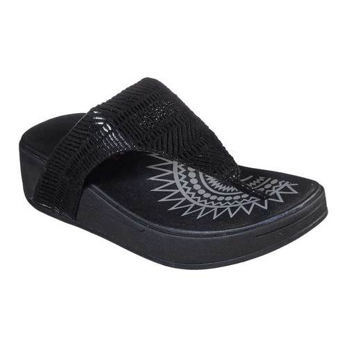 skechers thong wedge sandals