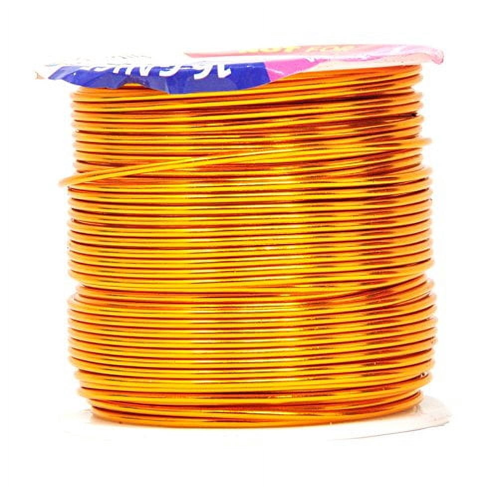 Mandala Crafts Anodized Aluminum Wire for Sculpting, Armature, Jewelry Making, Gem Metal Wrap, Garden, Colored and Soft, Assorted 6 Rolls (16 Gauge, Comb 3)