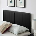 thumbnail image 4 of Platform Bed Frame, Queen Size, Wood, Black, Modern Contemporary Urban Design, Bedroom Master Guest Suite, 4 of 10
