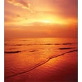 thumbnail image 3 of Ocean Duvet Cover Set, Twilight Seascape at Karon Beach Thailand Exotic Vacation Getaway Destination Picture, Decorative 3 Piece Bedding Set with 2 Pillow Shams, King Size, Red Yellow, by Ambesonne, 3 of 3