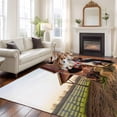 thumbnail image 3 of Farm Cows Area Rug 6x9 Washable Rug Non Slip Farmhouse Barn Funny Animals Butterfly Large Area Rug Soft Stainresistant Indoor Floor Carpet for Living Room Bedroom Home Office Dining Room Nursery, 3 of 8