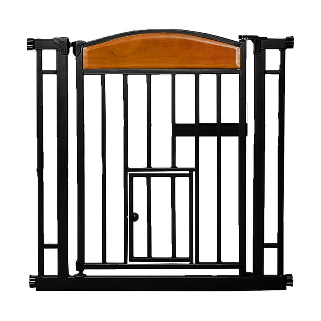 Carlson Pet Products Design Patte Fermeture Automatique Passage Intérieur Pet Gate, Acier