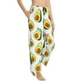 thumbnail image 2 of Balery Flowers Avocado print Women's Pajama Pants,Ultra Lightweight Pjs,Lounge Pant-XX-Large, 2 of 9