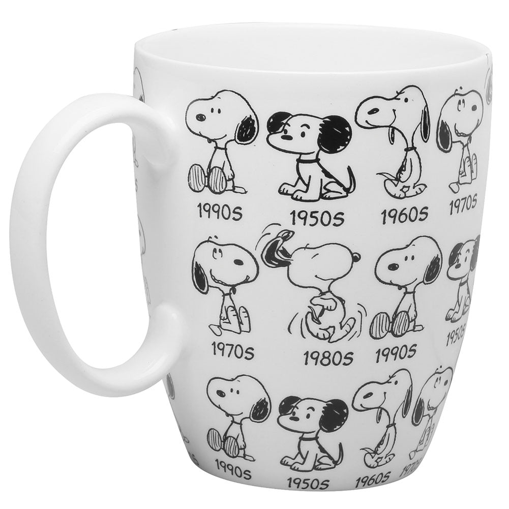 department 56 peanuts anniversary snoopy mug