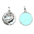 thumbnail image 3 of Natural Round Crystal Chinese Dragon Pendant Stone Jewelry Healing Reiki Gift, 3 of 5
