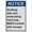 Warning Sign 5, variant on Safety Data Sheets Office MSDS Sign, Industrial MSDS Right to Know Sign 8"x12" UV Resistant for Indoor Outdoor Workplace