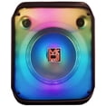 thumbnail image 6 of 2 MR DJ CUBE8 8" Rechargeable Portable Bluetooth Karaoke Speaker with Party Flame Lights Microphone TWS USB FM Radio, 6 of 13