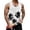 White, variant on Men's Hawaiian Palm Tree Print Tank Top, Summer Beach Sleeveless Vest, Casual Coconut Pattern Singlet for Vacation Style