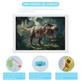 thumbnail image 3 of Diamond Art Kits for Adults, Green Forest DinosaurDiamond Painting Kits for Beginners, Frameless Round 5D Full Drill Diamonds Art Pictures Gem Art Crafts Home Decor Gifts, 3 of 8