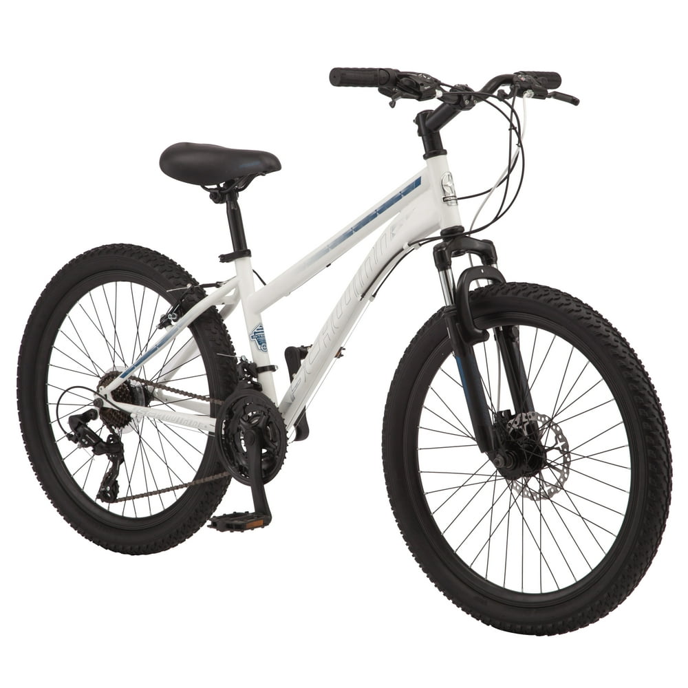 Schwinn Sidewinder mountain bike, 24inch wheel, 21 speeds, girls, white