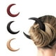 thumbnail image 1 of Fiudx Horquilla de Media Luna, Joya de Madera Tallada a Mano para El Cabello, Diseño Único En Espiral, Sujeta El Cabello con Firmeza, Accesorio Elegante para Recogidos, Ideal para Damas, Una Idea de, 1 of 2