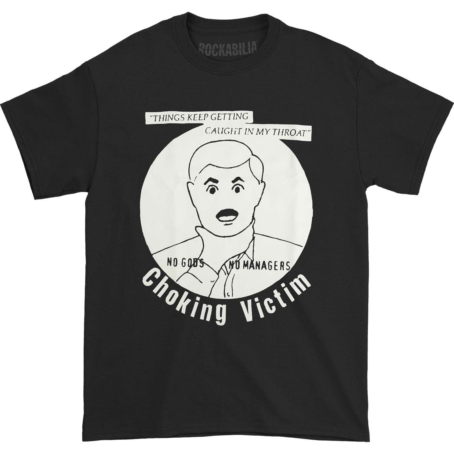 Choking Victim No Gods No Managers Official Tee T-Shirt Mens