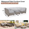 thumbnail image 2 of Funda para muebles de patio BROSYDA Heavy Duty 600D impermeable, 2 of 8