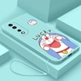 thumbnail image 2 of Honor 90 Pro 5G honor90 Lite X8a 5G X6 4G Magic 5 Lucky Cat Doraemon Carcasa Mate De Silicona Líquida Trasera De TPU Funda Blanda, 2 of 4
