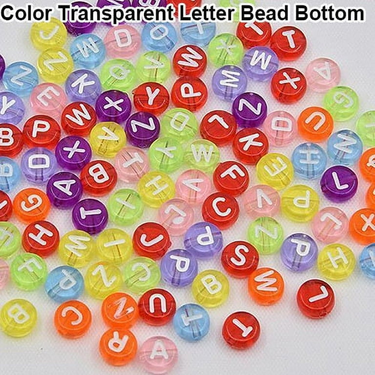  UUYYEO 400 Pcs Acrylic Cube Letter Beads Small Square Alphabet  Beads Friendship Bracelet Beads Loose Spacer Beads Cute Letter Charms :  Arts, Crafts & Sewing