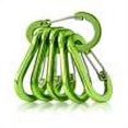 thumbnail image 1 of Llavero Clip de mosquetón para acampar al aire libre, hebilla colgante rápida para escalada, verde, 6 uds. Likrtyny  Para estrenar, 1 of 8