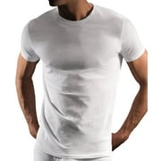 DKNY Men's 3 Pack Crew Neck Tee Shirt-White