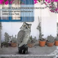 thumbnail image 3 of Y-Loong Realistic Birdcage Plastic Owl Scarecrow With Rotating Head And Sound, 3 of 4