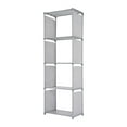 thumbnail image 2 of ToppiJoy 4 Tier Bookcase Bookshelf Toys Clothes Storage Rack Organizer Shelf Shelving Home Office Grey, 2 of 14