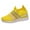 Yellow, variant on QHFBli Retro Sneakers for Women Large Size Women On Sports Casual Shoes With Breathable Heel Support for Everyday Wear Comfort Walking Footwear