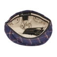 thumbnail image 4 of Men's 5 Panel Plaid Wool Tweed Newsboy Ivy Cap Gatsby Golf Flat Hat, 4 of 10