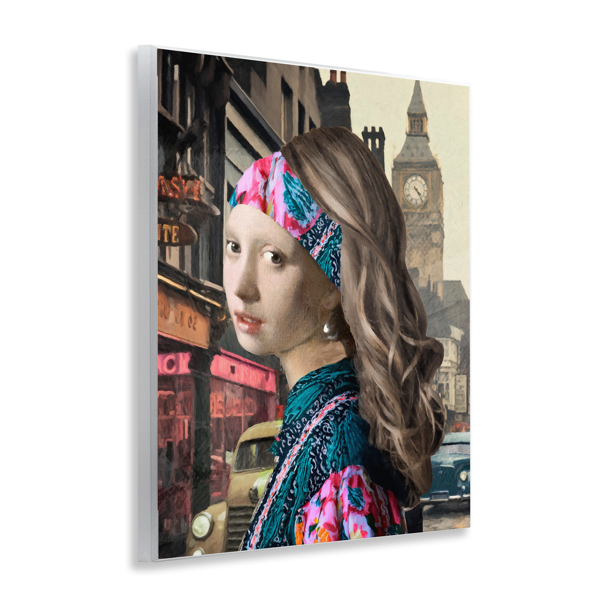 Carnaby Street Remix Painting Wall Plaque Art, design by Sasha