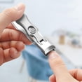 thumbnail image 4 of Ultra Sharp Nail Clippers Steel Wide Jaw Opening Anti Splash Portable, 4 of 9