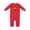 Red, variant on Love My Golden Doodle Brown Baby Romper Coveralls
