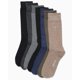 thumbnail image 4 of Calcetines de vestir IZOD, ligeros y elásticos, con puños, 7 unidades, para hombre, 4 of 7