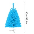 thumbnail image 4 of Christmas Trees,Artificial Holiday Christmas Tree For Home Office And Xmas Party Decoration, Prelit Artificial Pine Tree With Metal Stand And Lush Branch Tips For Indoor Holiday Decoration Display, 4 of 5