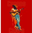 thumbnail image 2 of "Chords & Chaps" Cowboy Americana Adult Red Crew Neck Short Sleeve Tee-3XL, 2 of 2