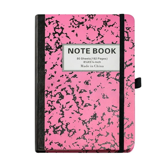 Snowflake A5 Business Notebook, Furenl A5 Snowflake Notebook – Elegant Business Journal With Elastic, 192 Pages, 120Gsm Thick Paper For & Personal Use, Composition Notebook Wide Ruled