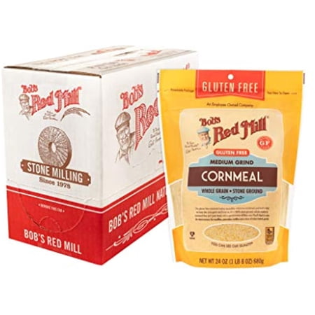 Bobs Red Mill Gluten Free Cornmeal, 24-Ounce (Pack Of 4)