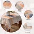 thumbnail image 5 of Orange Blue Table Cloth Waterproof Tablecloths, Minimalist Smear Abstract Art Painting Tablecloth Dining Table Cover for Kitchen Party Tabletop Outdoor, Rectangle Tablecloth 54x108 Inch, 5 of 9
