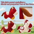 thumbnail image 3 of 2026 Year of The Horse Plush Pillow A Chinese New Year Horse Mascot Stuffed Animal Ideal as a Traditional Decor for Spring Festival Lunar New Years Gift That Adds Festive Atmosphere to Home, 3 of 8