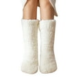 thumbnail image 4 of Women's Stockings Winter Fashion Bedroom For Women Wearing Plush Carpet Solid Color Socks Plush Thickened Sleep Snow Socks, Women's Accessories Stockings, 4 of 4