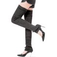 thumbnail image 3 of Women's Winter Thick Knit Extra Long Thigh High Leg Warmers, 3 of 3