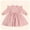 Pink#2, variant on IVEYRTF Girls Long Sleeve Round Neck A Line Princess Dress Solid Color Cute Sweet Western Casual Party Wear Everyday Outfit Home Birthday Celebration(Pink,5 Years)