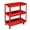 Red-31in, variant on Aukfa 3-Tier Utility Cart on Wheels, 450 lb Heavy Duty Rolling Tool Cart for Warehouse, Garage, Red