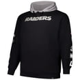 thumbnail image 2 of Men's Fanatics Black Las Vegas Raiders Big & Tall Patched Out Pullover Hoodie, 2 of 3
