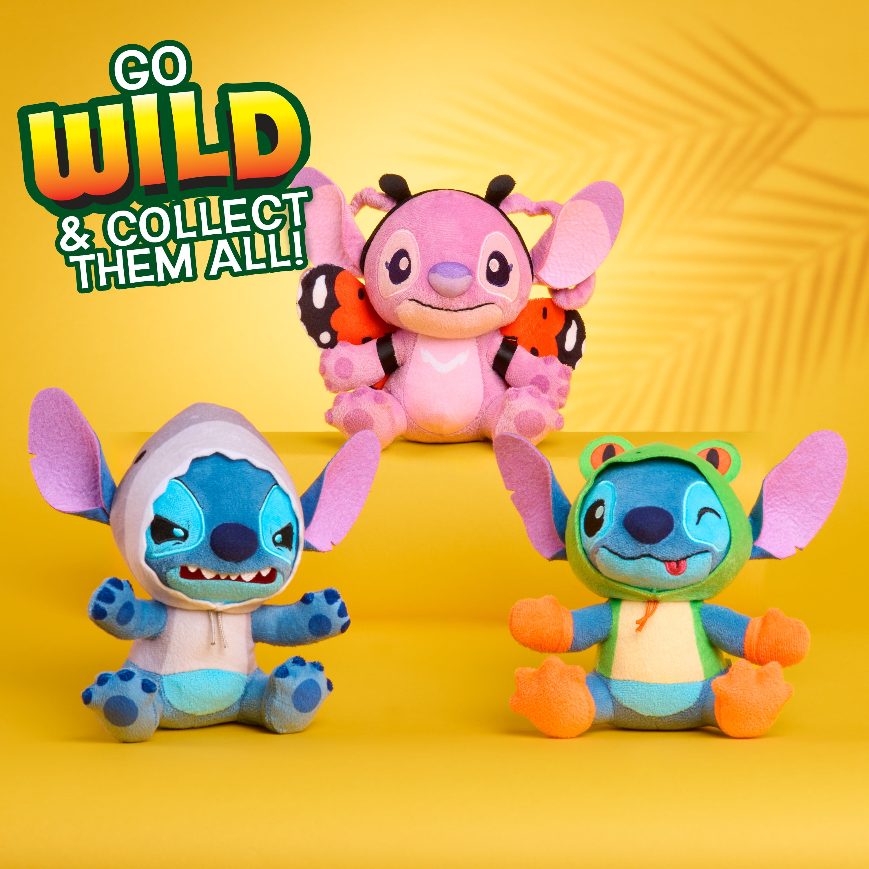 Disney Stitch Goes Wild Small Plush - Stitch Shark, Cute & Fluffy, For Kids, Fans & Collectors