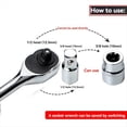 thumbnail image 4 of Adaptador de llave de carraca de 6 piezas con adaptador de junta universal, 4 of 4