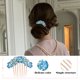 thumbnail image 5 of Peineta de flores para el cabello, peineta para novia, peineta para el cabello, peineta para peinado de boda, 5 of 5