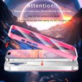thumbnail image 6 of iPhone 16 Plus Case with Screen Protector, Gradient Color Feather Pattern Full Body Shockproof Protective Anti-Scratch Drop Proof Slim Fit Phone Case for Apple iPhone 16 Plus, Rose, 6 of 6