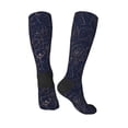 thumbnail image 4 of Balery Copper-Gold Gloss Outline Navy Dark Blue Fun Novelty Socks Men'S Women'S Crew Socks Funny Crazy Novelty Socks Quirky And Cool Socks, 4 of 9