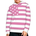 thumbnail image 5 of DISNIMO American Flag Hoodies for Girls Pink Hoodie Sweatshirt for Kids Hooded Sweatshirts Boys 11-13 Pullover Hoodie Teen Girl Streetwear Hoodie Long Sleeve Independence Day Clothes for Kids, 5 of 7