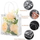 thumbnail image 2 of 30 bolsas de regalo PVC transparente con asas, reutilizables con botón, para dulces, bodas y fiestas (20x20x8cm), 2 of 5